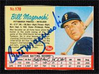 Bill Mazeroski [JSA Certified COA Sticker]