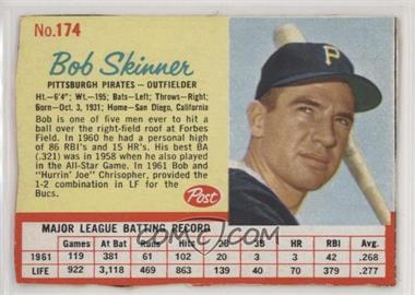 1962 Post - [Base] #174 - Bob Skinner