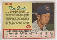 Ron Santo [Noted]