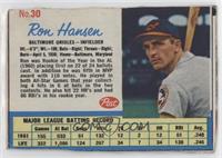 Ron Hansen (At Bats in 6th line; No Dash between those words) [Poor to&nbs…