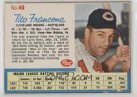 Tito Francona [Good to VG‑EX]