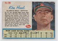 Ken Hunt [Poor to Fair]