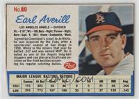 Earl Averill, Jr [Noted]