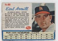 Earl Averill, Jr [Authentic]