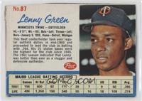 Lenny Green [Poor to Fair]