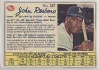 John Roseboro (Spelled Rosboro) [Good to VG‑EX]