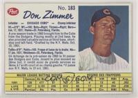 Don Zimmer [Good to VG‑EX]