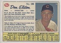 Don Elston [Poor to Fair]