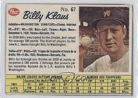 Billy Klaus [Good to VG‑EX]