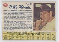 Billy Martin [Poor to Fair]