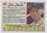 Jim Lemon [Poor to Fair]