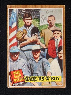 1962 Topps - [Base] - Venezuelan #135 - Babe Ruth Special - Babe as a Boy [Poor to Fair]
