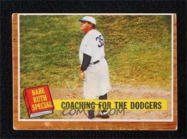 1962 Topps - [Base] - Venezuelan #142 - Babe Ruth Special - Coaching for the Dodgers [Poor to Fair]