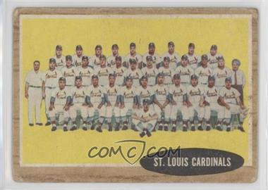 1962 Topps - [Base] - Venezuelan #61 - St. Louis Cardinals [Poor to Fair]