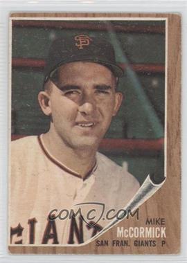 1962 Topps - [Base] #107 - Mike McCormick [Good to VG‑EX]