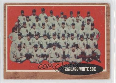 1962 Topps - [Base] #113.2 - Chicago White Sox Team (Green Tint) [Good to VG‑EX]