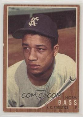 1962 Topps - [Base] #122.1 - Norm Bass