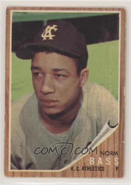 1962 Topps - [Base] #122.2 - Norm Bass (Green Tint)