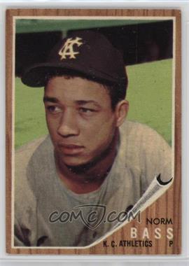 1962 Topps - [Base] #122.2 - Norm Bass (Green Tint)