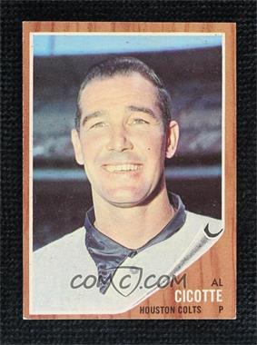 1962 Topps - [Base] #126.1 - Al Cicotte [Poor to Fair]