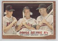 Pride of the A's - Norm Siebern, Hank Bauer, Jerry Lumpe [COMC RCR Po…