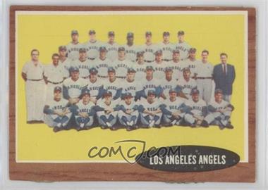 1962 Topps - [Base] #132.1 - Los Angeles Angels Team [COMC RCR Poor]