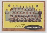Los Angeles Angels Team (Green Tint; Has Inset Photos)
