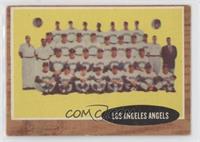Los Angeles Angels Team (Green Tint; Has Inset Photos)