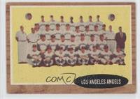 Los Angeles Angels Team (Green Tint; Has Inset Photos) [Noted]