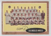 Los Angeles Angels Team (Green Tint; Has Inset Photos)