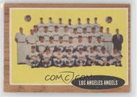 Los Angeles Angels Team (Green Tint; Has Inset Photos)