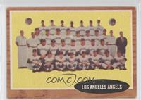 Los Angeles Angels Team (Green Tint; Has Inset Photos) [Good to VG…