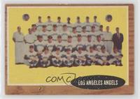 Los Angeles Angels Team (Green Tint; Has Inset Photos) [Good to VG…