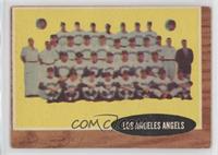 Los Angeles Angels Team (Green Tint; Has Inset Photos)