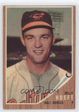 1962 Topps - [Base] #134.2 - Billy Hoeft (Green Tint; B Visible on Jersey)