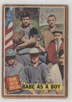 Babe Ruth Special - Babe as a Boy [COMC RCR Poor]