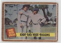 Babe and Mgr. Huggins (Babe Ruth) [Poor to Fair]