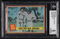 Babe and Mgr. Huggins (Green Tint) [BGS 6 EX‑MT]