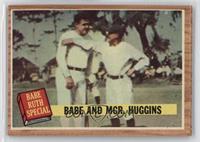 Babe and Mgr. Huggins (Green Tint)