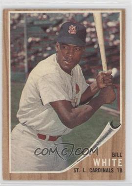 1962 Topps - [Base] #14 - Bill White [Noted]
