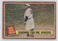 Babe Ruth Special - Coaching for the Dodgers [Good to VG‑EX]