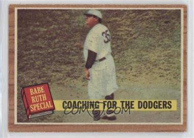 1962 Topps - [Base] #142.2 - Coaching for the Dodgers (Green Tint)
