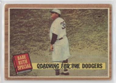 1962 Topps - [Base] #142.2 - Coaching for the Dodgers (Green Tint)