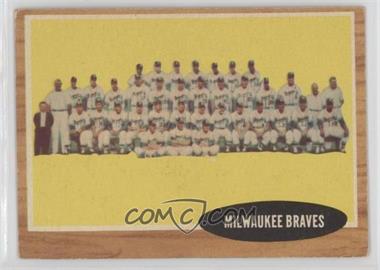 1962 Topps - [Base] #158.1 - Milwaukee Braves
