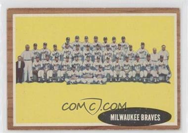 1962 Topps - [Base] #158.1 - Milwaukee Braves