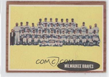 1962 Topps - [Base] #158.1 - Milwaukee Braves