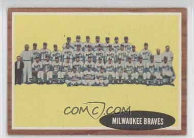 1962 Topps - [Base] #158.1 - Milwaukee Braves