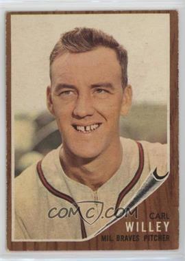 1962 Topps - [Base] #174.1 - Carl Willey (No Hat)