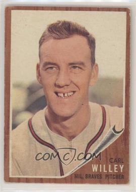 1962 Topps - [Base] #174.1 - Carl Willey (No Hat)