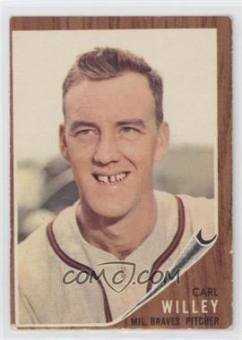 1962 Topps - [Base] #174.1 - Carl Willey (No Hat)